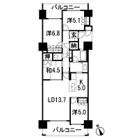 Floor: 4LDK, the area occupied: 89.8 sq m, Price: 28,679,461 yen ~ 32,485,176 yen