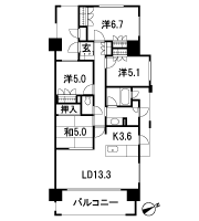 Floor: 4LDK, occupied area: 88.61 sq m, Price: 28,990,975 yen