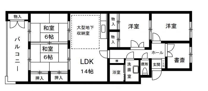 Floor plan. 5LDK + S (storeroom), Price 12 million yen, Occupied area 90.02 sq m , Balcony area 11.3 sq m