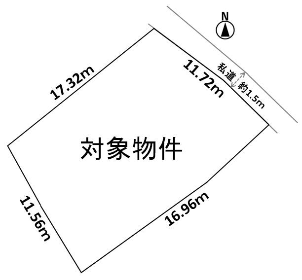 Compartment figure. Land price 18,130,000 yen, Land area 199.84 sq m