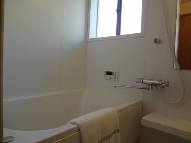 Bathroom. The bathroom is also brand new shiny