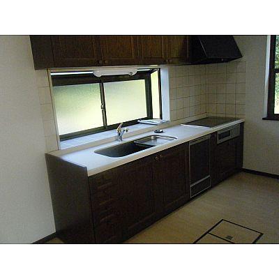 Kitchen. Full of clean system Kitchen! There is also a counter!