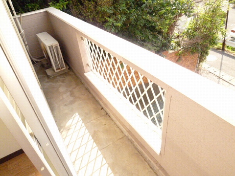 Balcony. Washroom