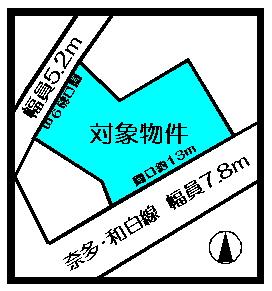 Compartment figure. Land price 14.9 million yen, Land area 177.94 sq m