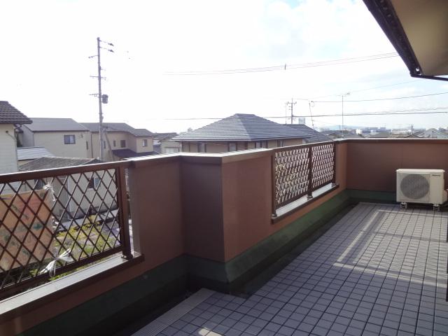 Balcony. Also spacious balcony, View is also good.