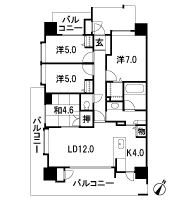 Floor: 4LDK, occupied area: 84.73 sq m, Price: 28,700,000 yen ・ 29,100,000 yen