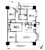 Floor: 4LDK, occupied area: 94.05 sq m, Price: 30,300,000 yen ・ 34,200,000 yen