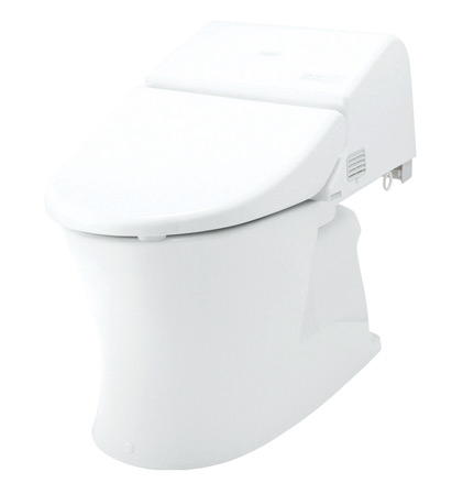 Toilet.  [Space spacious at a low silhouette design] Even though tank type, Achieve a smart low silhouette. Also depth height also toilet bowl size is now much compact. And use widely limited space, It born can afford to operate in the toilet.