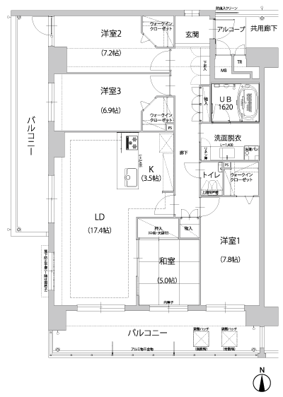 Floor: 4LDK, occupied area: 109.84 sq m, Price: 32.7 million yen ~ 39,400,000 yen (tentative)