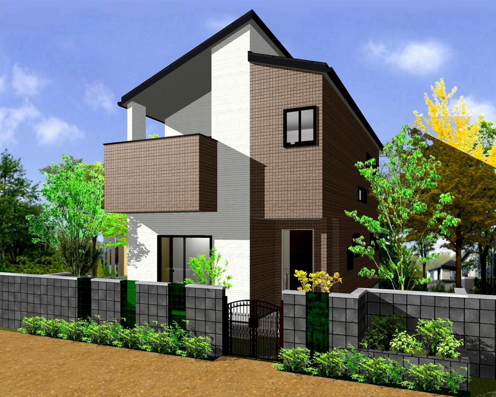 Building plan example (exterior photos). Building area 101.02 sq m
