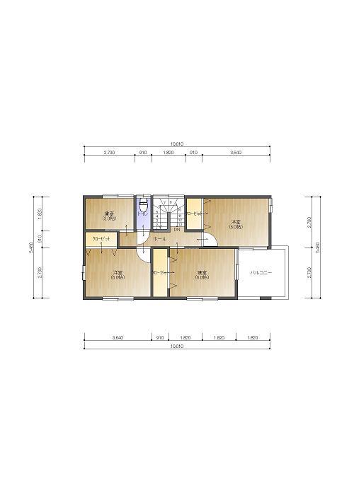 Other building plan example. floor space 46.37 sq m (2F)