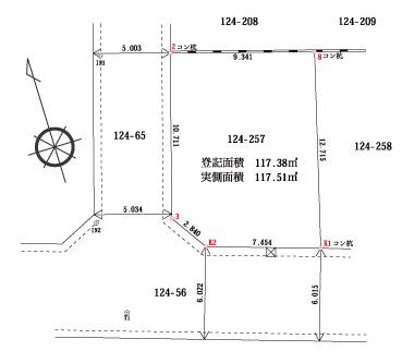 Compartment figure. Land price 5.98 million yen, Land area 117.51 ​​sq m