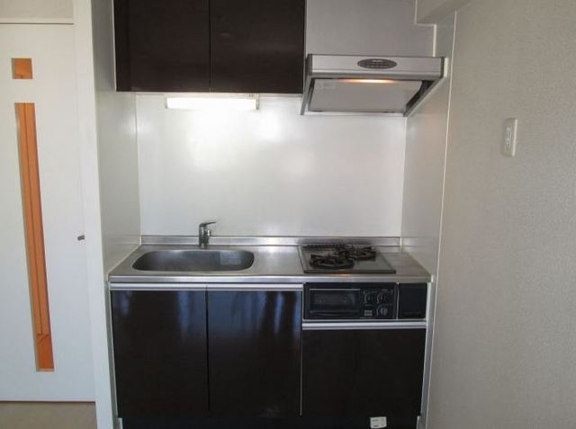 Kitchen. Stylish kitchen with stove