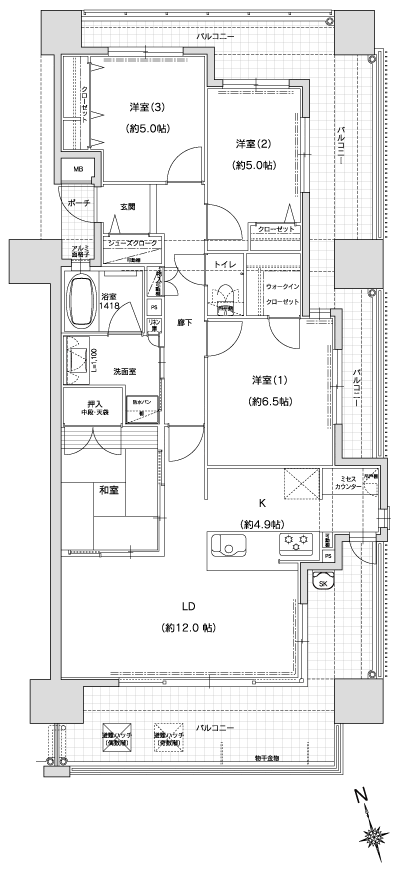 Floor: 4LDK, occupied area: 86.01 sq m, Price: 24,566,000 yen ~ 28,577,000 yen