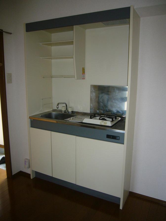 Kitchen. 1-neck is a stove with a kitchen