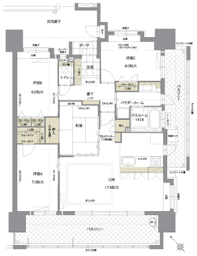 Floor: 4LDK, occupied area: 90.15 sq m, Price: 26,400,000 yen ~ 29.6 million yen