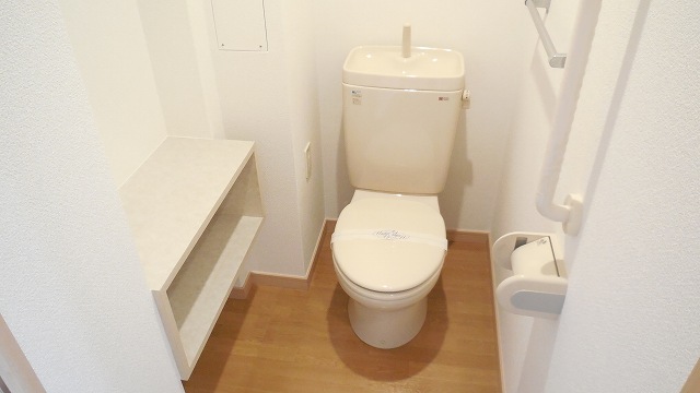 Other room space. Spacious toilet