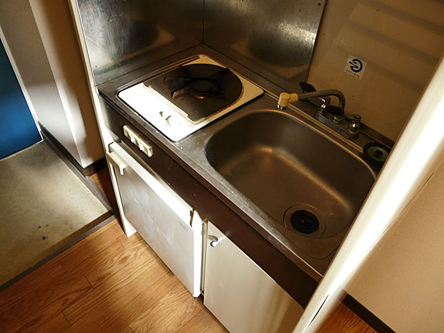 Kitchen. Kitchen (gas stove, With a mini fridge)