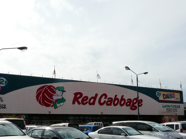 Supermarket. 250m until the red cabbage (super)