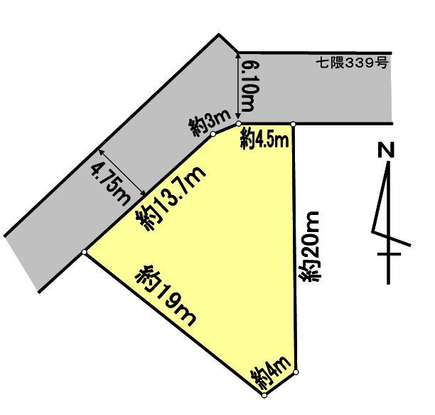 Compartment figure. 28,900,000 yen, 4LDK, Land area 268.59 sq m , Building area 103.09 sq m
