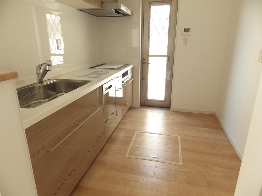 Kitchen. It has a back door to the kitchen.