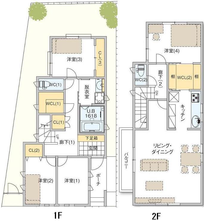 Floor plan. It is less than 10 minutes' walk from the 750m popular Beppu elementary school to Beppu elementary school.