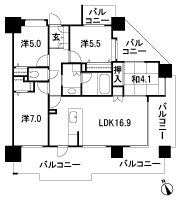 Floor: 4LDK, occupied area: 84.87 sq m, Price: 32,630,000 yen