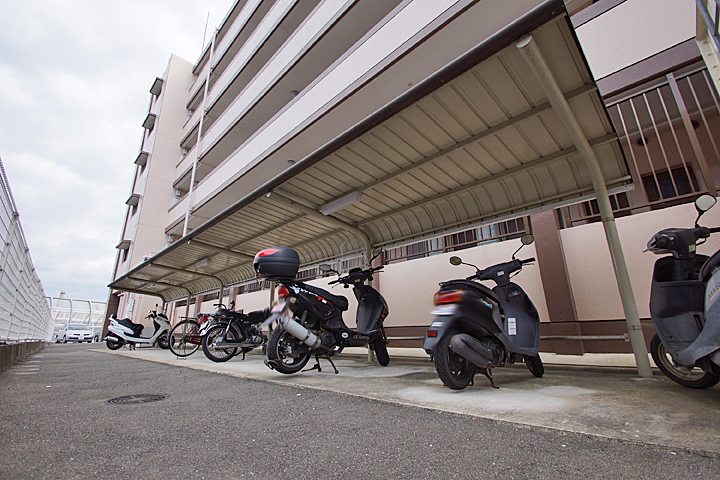 Other common areas. On-site bicycle parking space