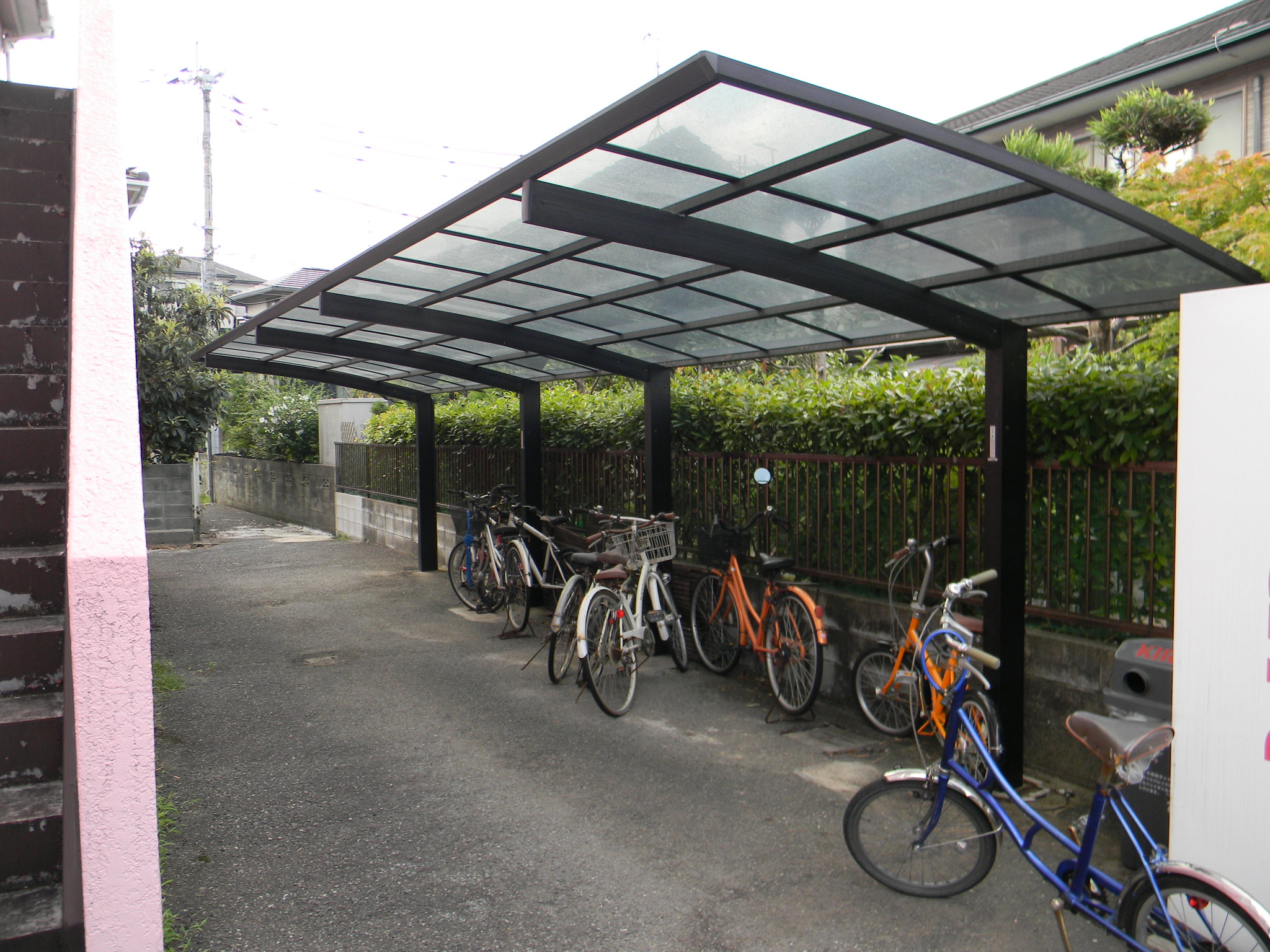 Other common areas. Covered bicycle storage (bikes also available)