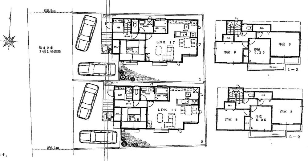 Floor plan. 32,800,000 yen, 4LDK, Land area 140.56 sq m , Building area 98.53 sq m 1 Building