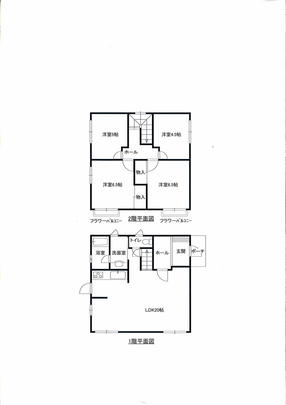Floor plan. 21,800,000 yen, 4LDK, Land area 334.15 sq m , Building area 96.74 sq m
