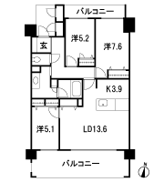 Floor: 3LDK, occupied area: 82.01 sq m, Price: 36.2 million yen