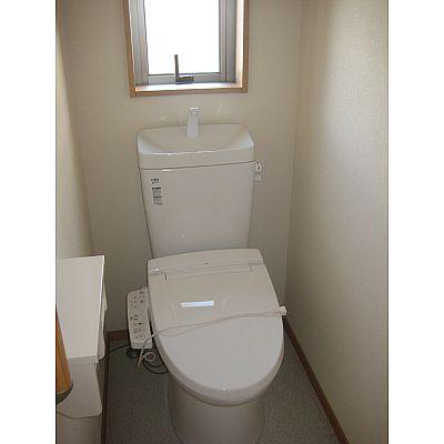 Toilet. Small window with toilet!