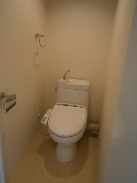 Toilet. It is warm even in winter replaced with a new warm water washing toilet seat.