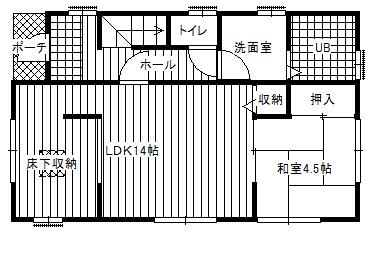 Floor plan. 24,480,000 yen, 4LDK, Land area 100.41 sq m , Building area 96.04 sq m 1F