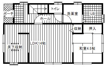 Floor plan. 24,480,000 yen, 4LDK, Land area 100.41 sq m , Building area 96.04 sq m 1F