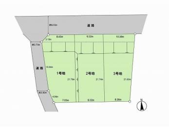 Compartment figure. Land price 28.8 million yen, Land area 202.93 sq m