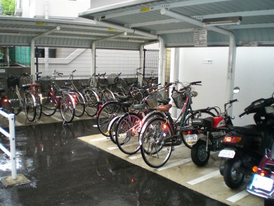 Other common areas. Bicycle parking is Korira