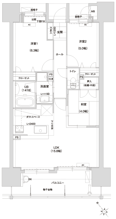 Floor: 3LDK, occupied area: 67.83 sq m, Price: 22.1 million yen ~ 26,600,000 yen