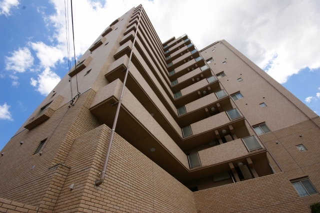 Building appearance. Steel reinforced concrete 12-storey