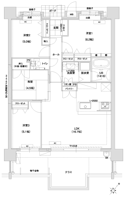 Floor: 4LDK, occupied area: 80.58 sq m, Price: 24,800,000 yen ~ 26 million yen