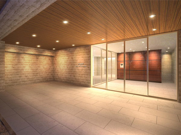 Shared facilities.  [Entrance hall] (Rendering)