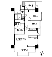Floor: 4LDK, occupied area: 84.02 sq m, Price: 30,084,000 yen