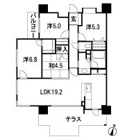 Floor: 4LDK, occupied area: 88.05 sq m, Price: 33,971,000 yen