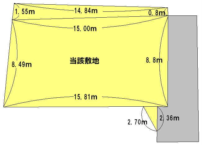 Compartment figure. Land price 12 million yen, Land area 151.68 sq m