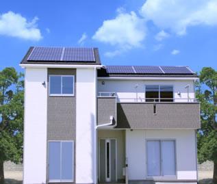 Rendering (appearance). Solar power generation system corresponding housing Rendering