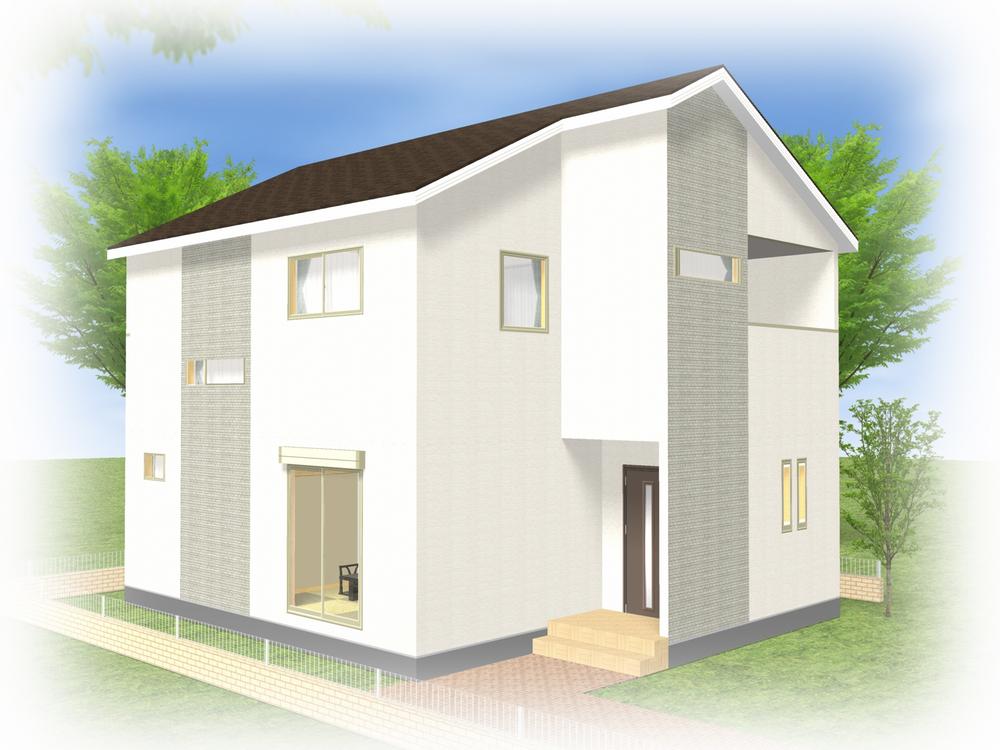 Rendering (appearance). While ensuring the privacy, Build open-minded large windows will brighten the whole room.