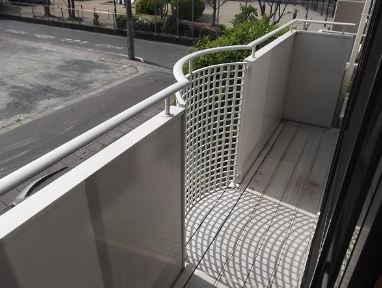 Balcony. Stylish balcony