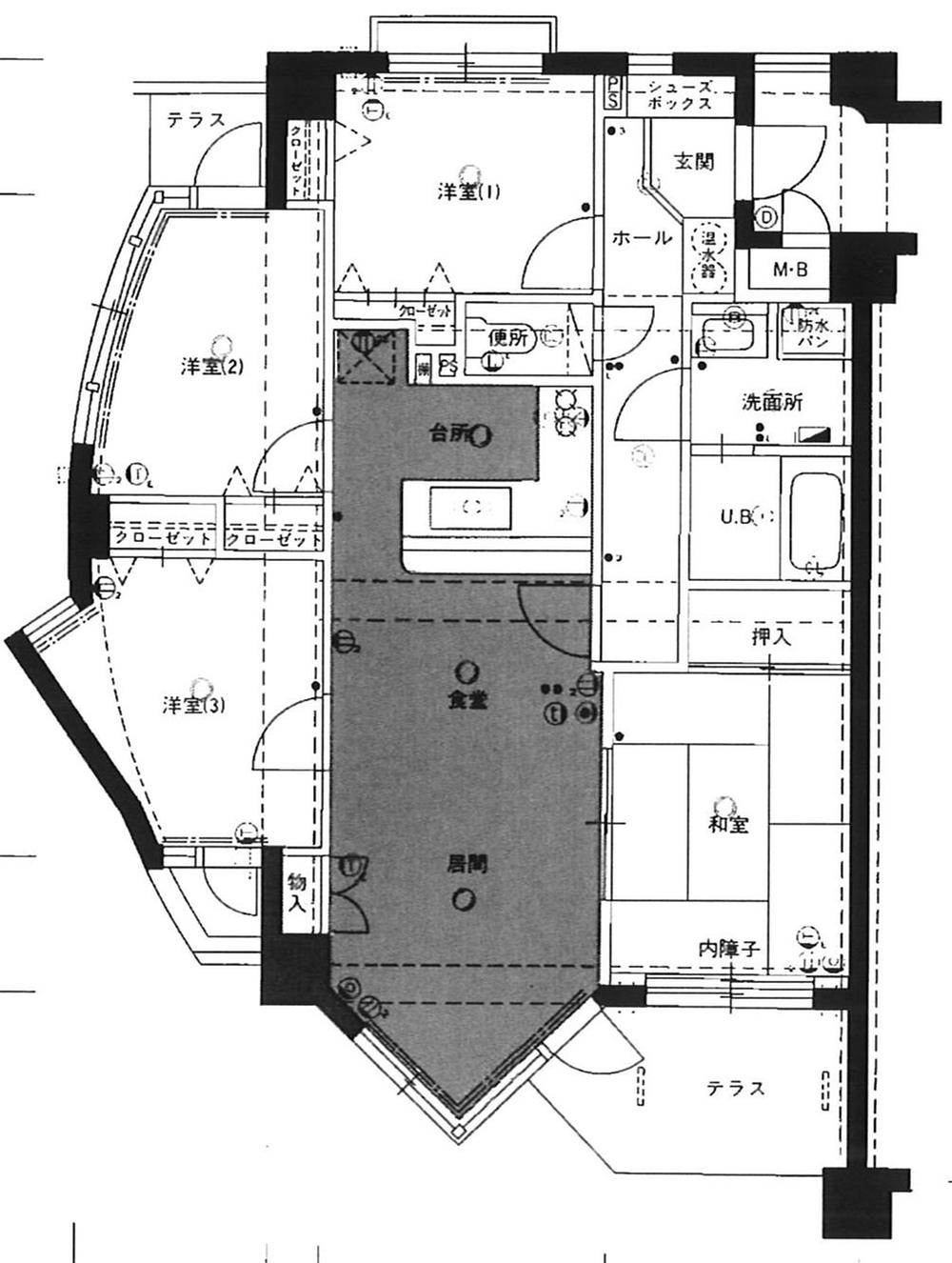 Floor plan. 4LDK, Price 18.5 million yen, Occupied area 88.39 sq m 88 sq m more than 4LDK (surprise! )