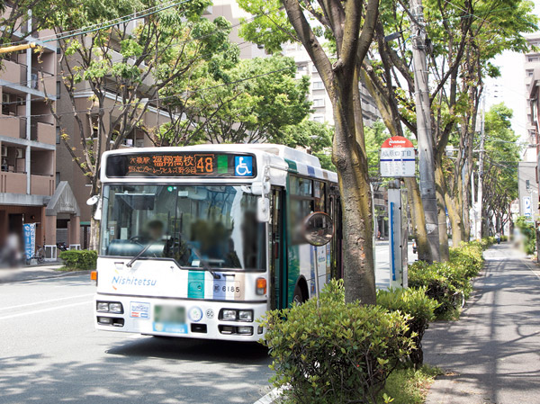 Surrounding environment. Nishitetsu "Yuh chome" bus stop (about 340m / A 5-minute walk)